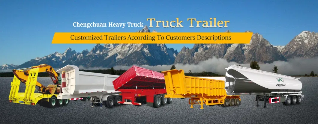 China 2/3/4/6 Axle 50-80 Ton Heavy Duty Gooseneck Excavator Transportlow Loader/ Lowboy/ Low Bed Trailer Truck Semi Trailer for Excavator Transport
